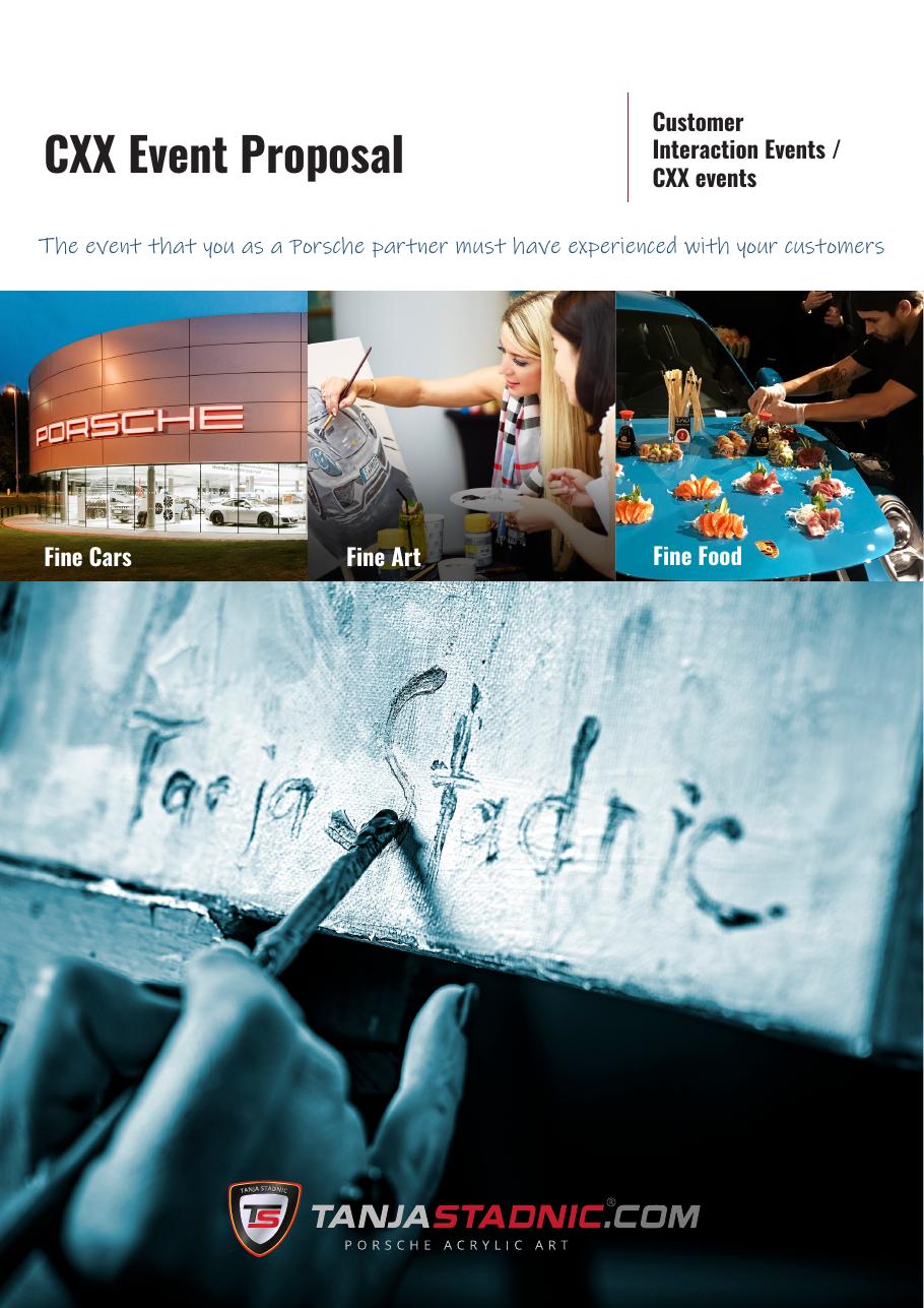 Customer Experience Events brochure cover