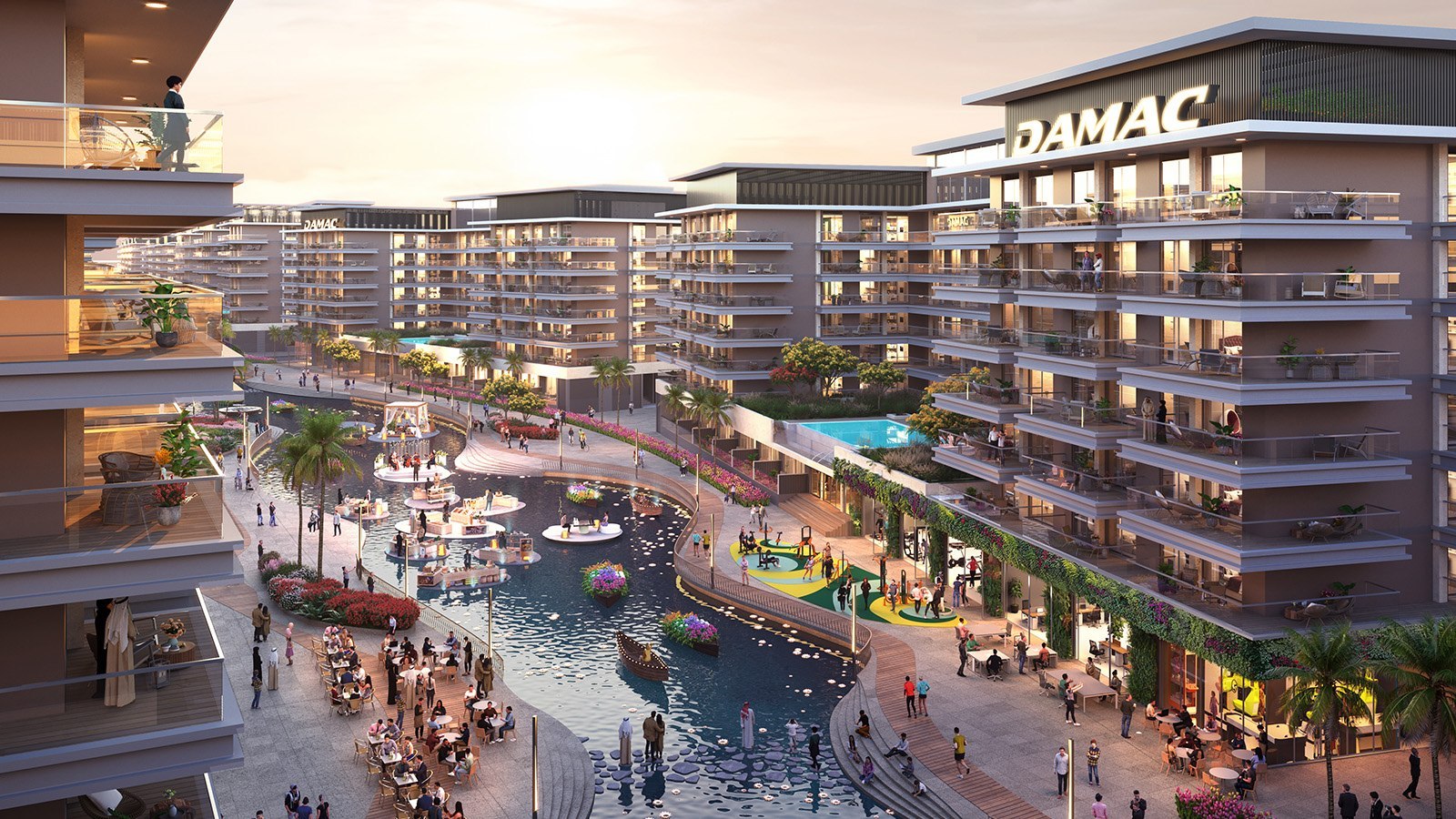 Azure 2 at DAMAC Riverside Views campaign visual