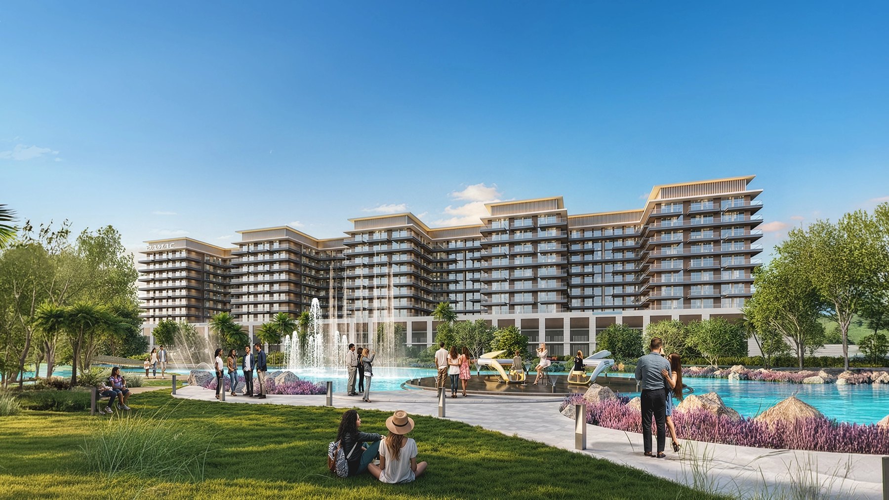 DAMAC Studio Apartments in Dubai campaign visual