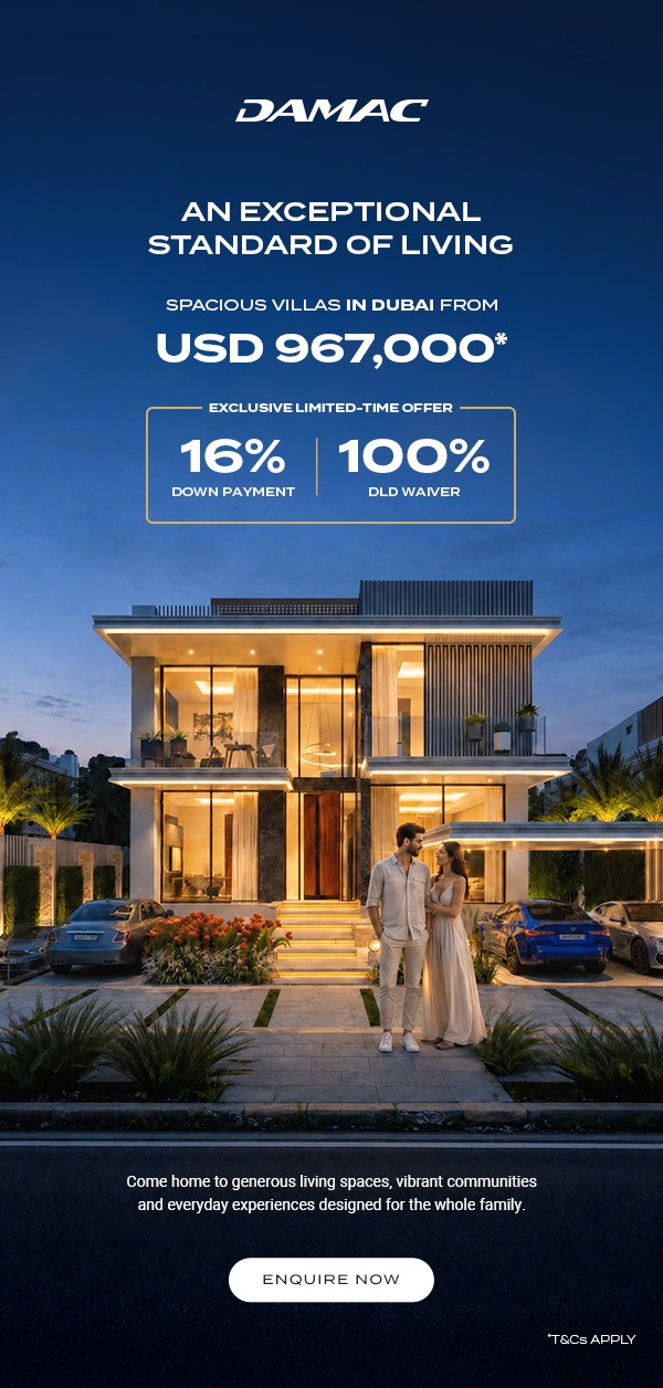 DAMAC Villas & Townhouses Collection campaign visual