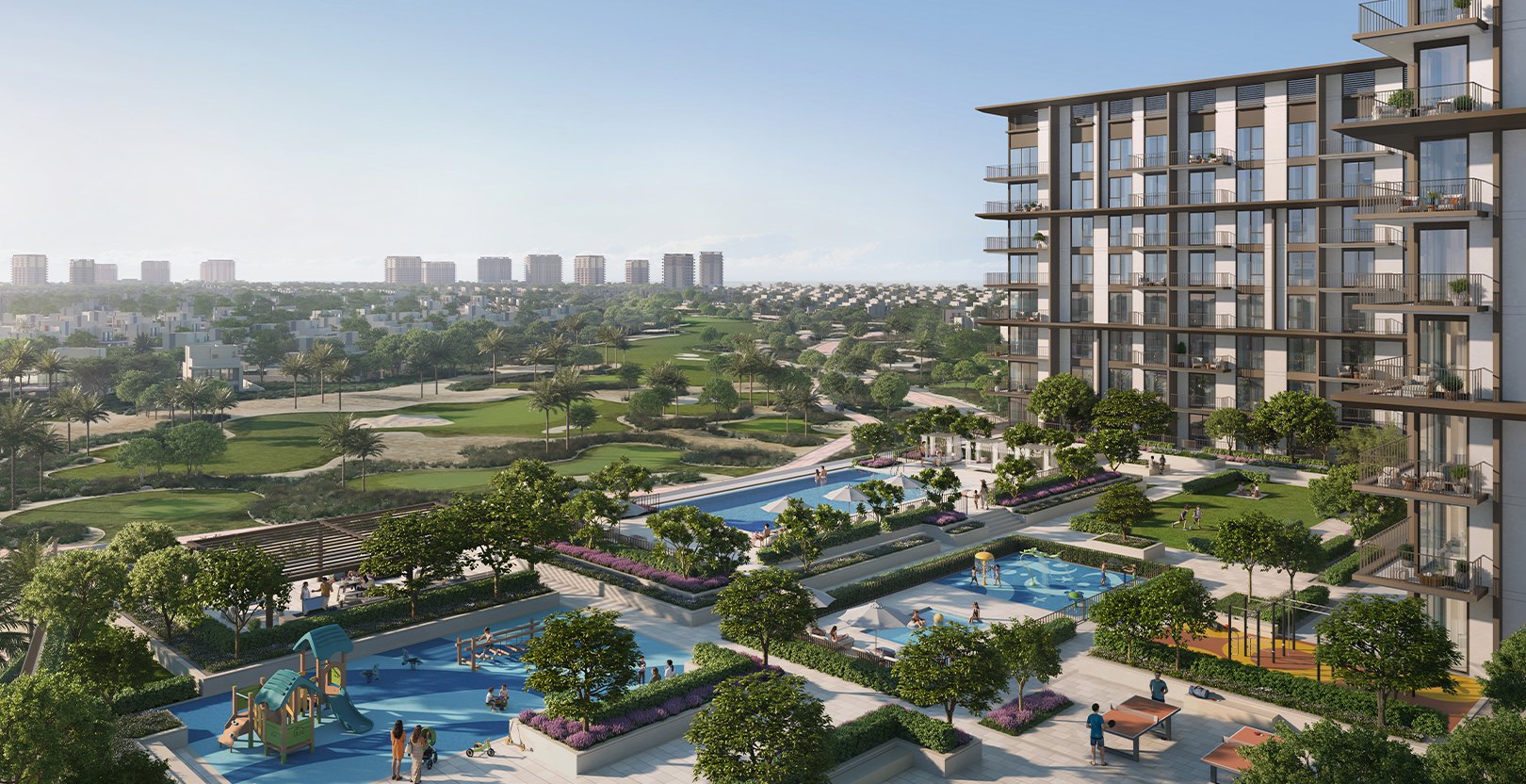 Golf Trails at Emaar South campaign visual