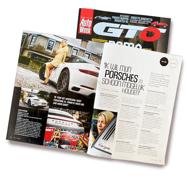 Tanja Stadnic Autoweek magazine publication