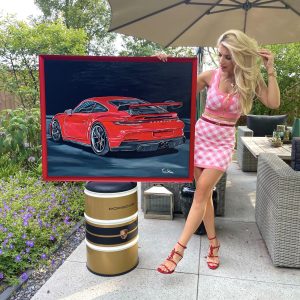 Porsche 992 GT3 Original painting 39”x31"