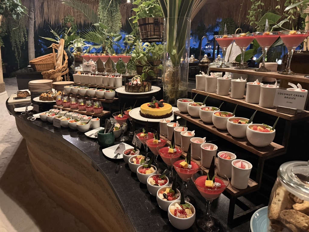 A taste of the dining experience from my stay.
